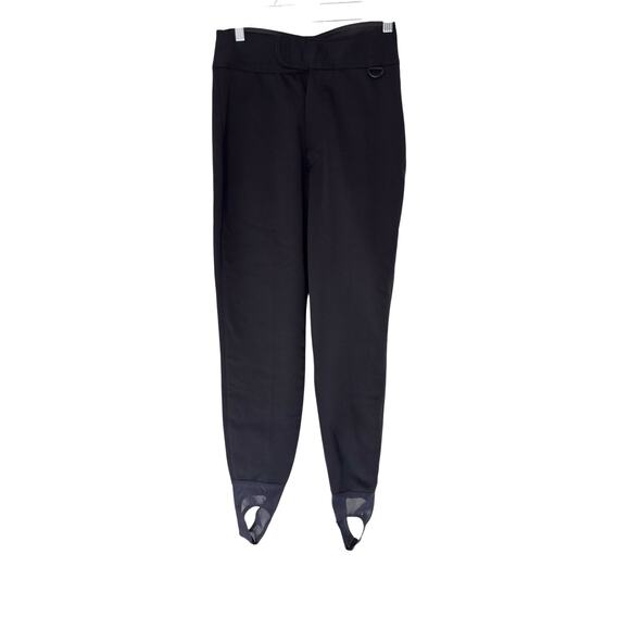 Schoeller Ski Pants Black Women's Snow Outdoor Gorp Stirrup Winter VTG Size 8 - Picture 1 of 14